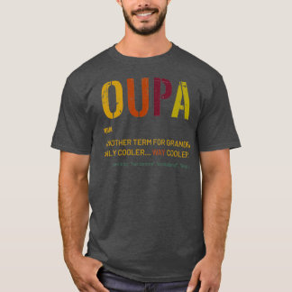 T-shirt Afrikaans Grandpa Oupa Funny Définition Cool Retro