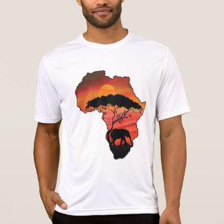 T-shirt Afrique avec une girafe