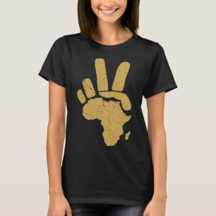 T-shirt Afrique Continent Paix Africaine Pride Histoire no