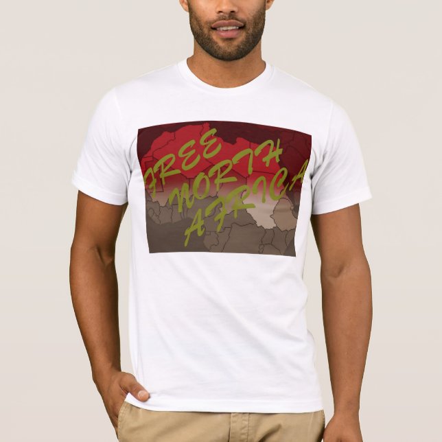 T-SHIRT AFRIQUE DU NORD LIBRE (Devant)