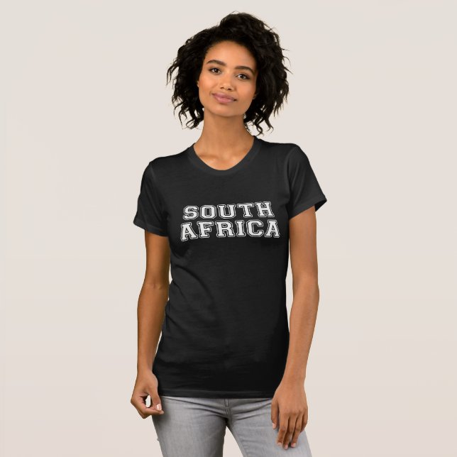 T-shirt Afrique du Sud (Devant entier)