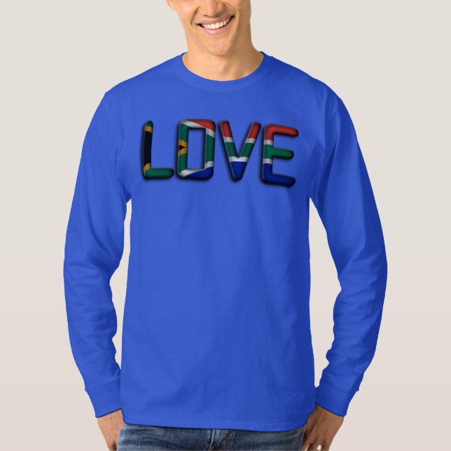 T-shirt Afrique du Sud Beau amour Texte Extraordinaire Cit (Devant)