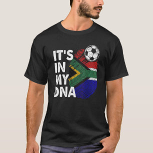 T-shirt Afrique du Sud Dans Mon Adn Drapeau Sud-Africain