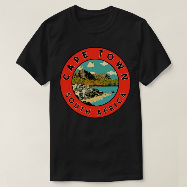 T-shirt Afrique du Sud du Cap (Design devant)