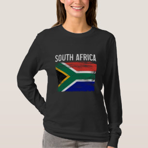 T-shirt Afrique du Sud Fierté drapeau sud-africain racine