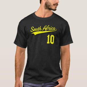 T-shirt Afrique du Sud Football Soccer Jersey African Tee
