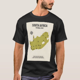 T-shirt Afrique du Sud Tous les parcs nationaux sur la car