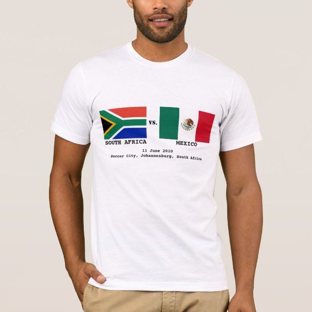 T-shirt Afrique du Sud vs Mexique Jeu Day Tee (Devant)