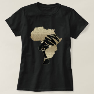 T-shirt Afrique en or – Patrimoine afrocentrique