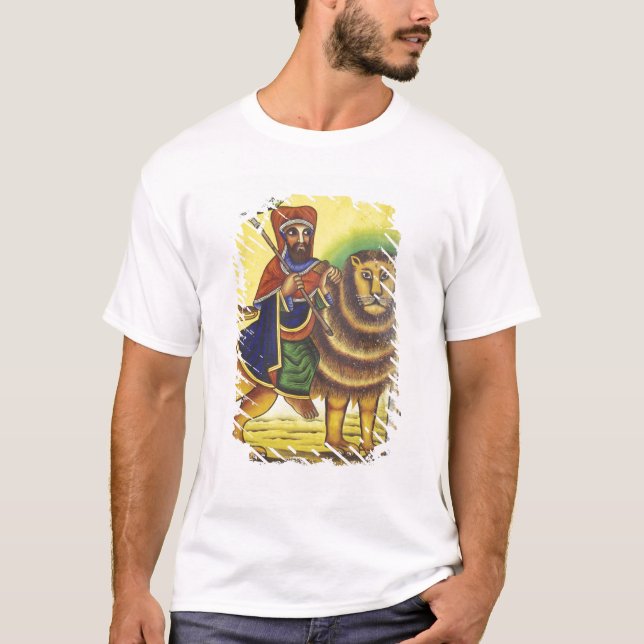 T-shirt Afrique, Éthiopie. OEuvre d'art représentant le Li (Devant)