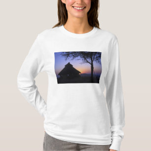 T-shirt Afrique, Éthiopie, région du fleuve Omo, Coucher d