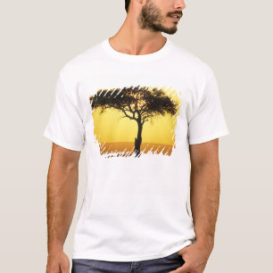 T-shirt Afrique, Kenya, Masai Mara Game Reserve, Lever