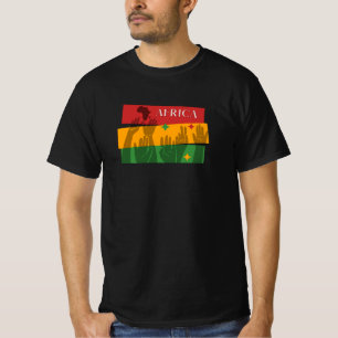 T-shirt Afrique, Les vies noires comptent, l'histoire des