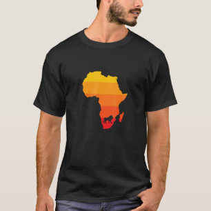 T-shirt Afrique Lion Zoo Predator King Safari