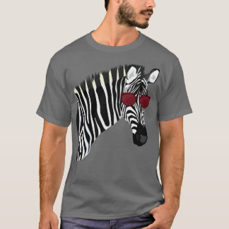 T-shirt Afrique Lunettes de soleil Zebra