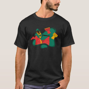 T-shirt Afrique Music Drums Musique africaine Motif