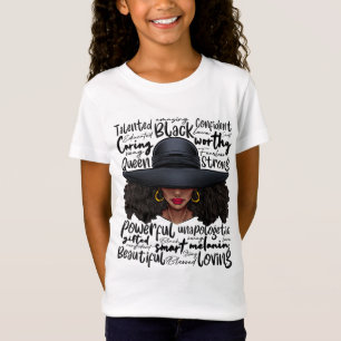 T-Shirt Afrique Noire Histoire Afrique Amérique Dames Juin
