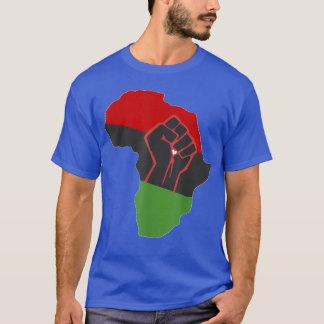 T-shirt Afrique panafricaine Amérique décente Afrique Cont