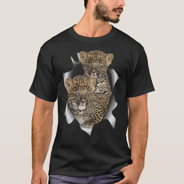 T-shirt Afrique-Safari Wildlife-Art (Devant)