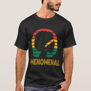 T-shirt Afro-Africain-Américain Reine Phénoménale, Fier fe