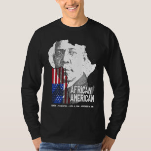T-shirt Afro-Américain Booker T Washington Histoire des No