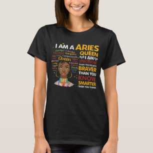 T-shirt Afro Aries reine Septembre Août Virgo Zodiac