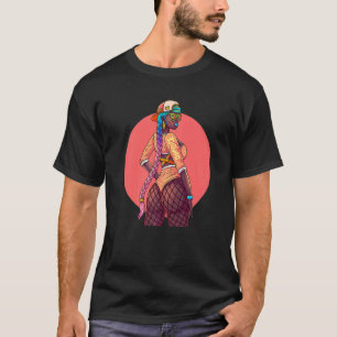 T-shirt Afro Black Woman Black History Mois African Ameri