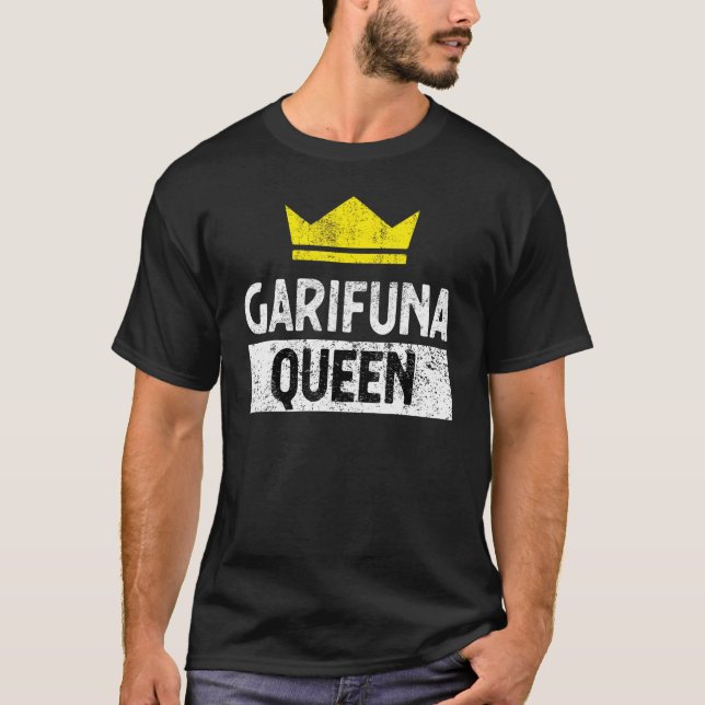 T-shirt Afro Caribbean Garifuna Queen (Devant)