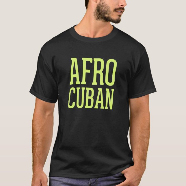 T-shirt Afro Cubain Havana Style Cubain (Devant)