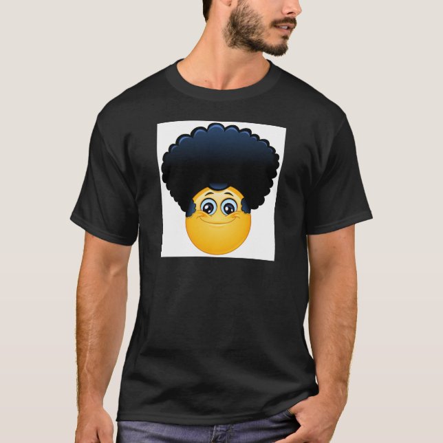T-shirt afro émoji (Devant)