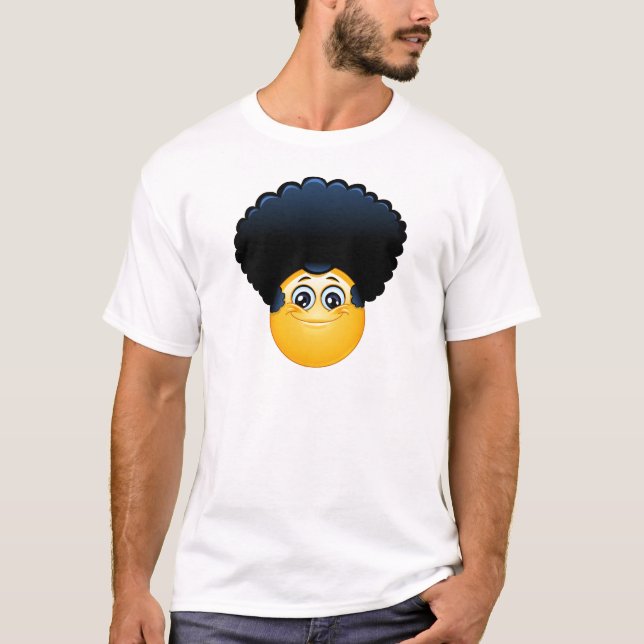 T-shirt afro émoji (Devant)