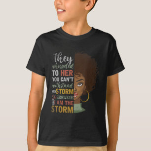 T-shirt Afro Femme Cadeau Melanin Histoire noire Amer afri