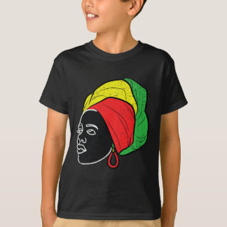 T-shirt Afro Femme Noir Histoire Mois Couleur Hommes Femme