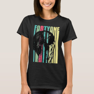T-shirt Afro Girls 41ème anniversaire femmes Africain Amér