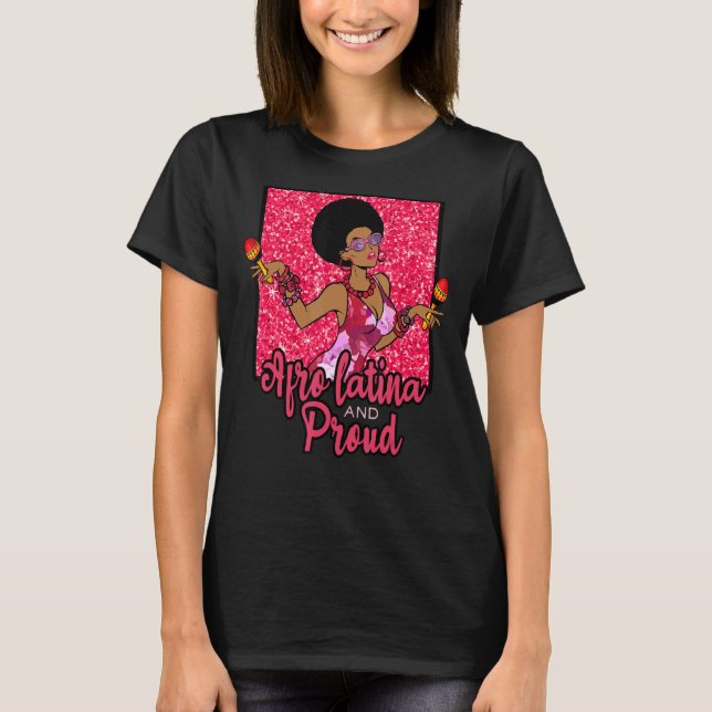 T-shirt Afro Latin Pride Afro Latina (Devant)