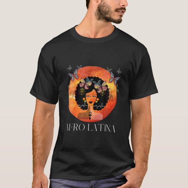 T-shirt Afro Latina - Autonomisation Et Unification De La  (Devant)