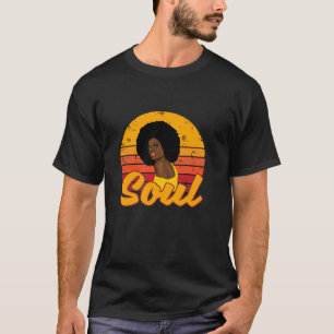 T-shirt Afro les années 70 80 ans Funk Afro Disco Soul Mel