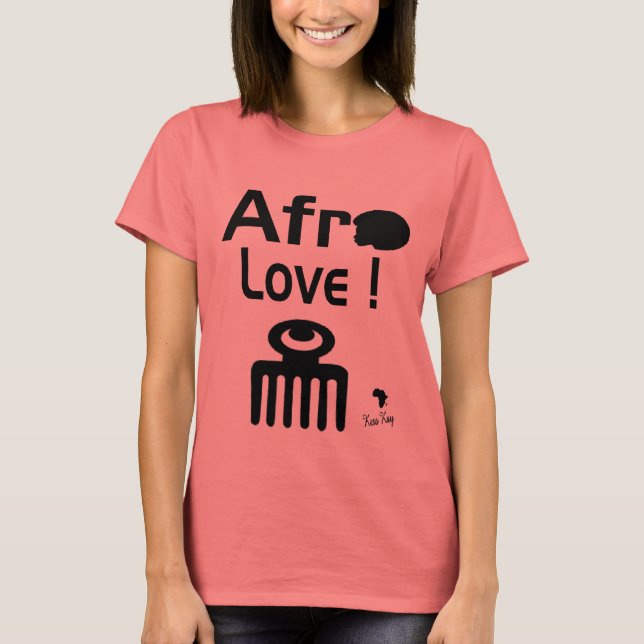 T-shirt Afro Love ! T shirt (Devant)
