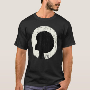 T-shirt Afro Natural Hair Pride Art Black Women Fière