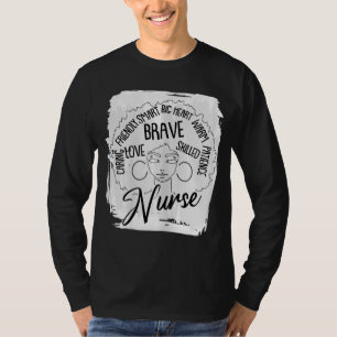 T-shirt Afro Nurse Black History Mois BLM Melanin Queen R