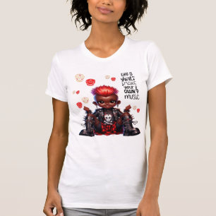 T-shirt Afro Punk Faites votre propre musique Ladies T-Shi