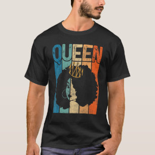 T-shirt Afro Queen Melanin Black Woman Magic Black History