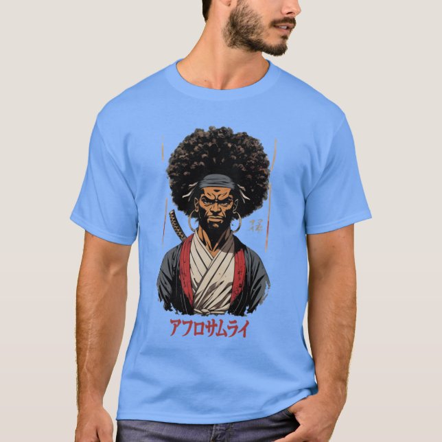 T-shirt Afro Samurai Gift Idea for Christmas for Birthday  (Devant)