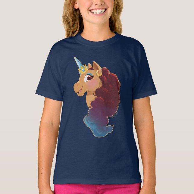 T-shirt Afro Unicorn | Divine la licorne (Devant)