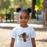 Afro Unicorn "Fabriqué en magie" Trio Design