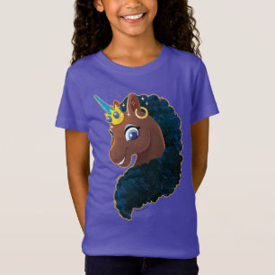 T-Shirt Afro Unicorn Magique