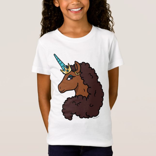 T-Shirt Afro Unicorn | Unique (Devant)