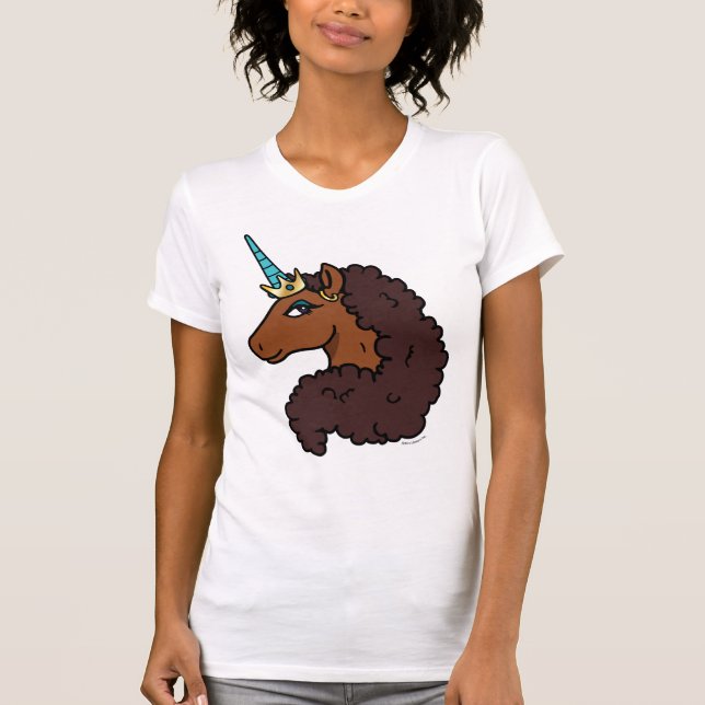 T-shirt Afro Unicorn | Unique (Devant)