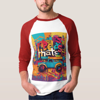T-shirt Afrobeats Style de typographie du tentacle