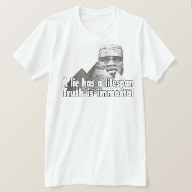 T-shirt Afrocentric greatness quote (Design devant)